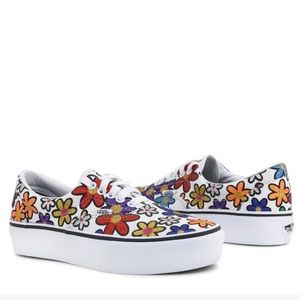 NWT Vans Glitter Daisy Shoes